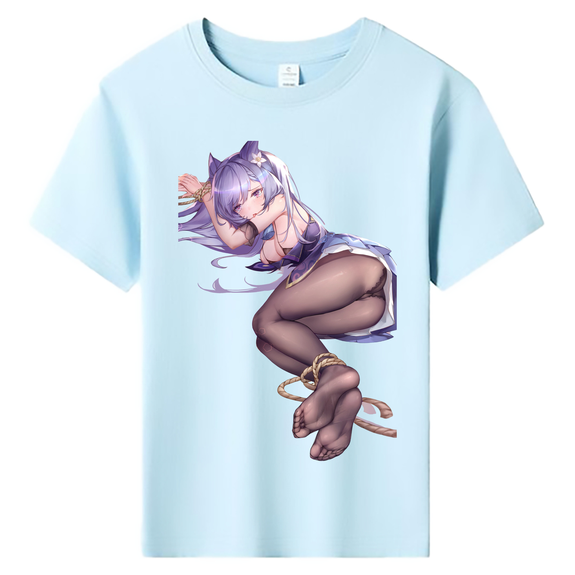 げんし神 刻晴 こくせい genshin Kokusei 綿100％キッズTシャツ（フロントプリント）